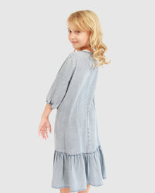 Kids | Pure Love Dress | Mid Denim