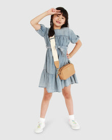 Kids | Pure Love Dress | Mid Denim