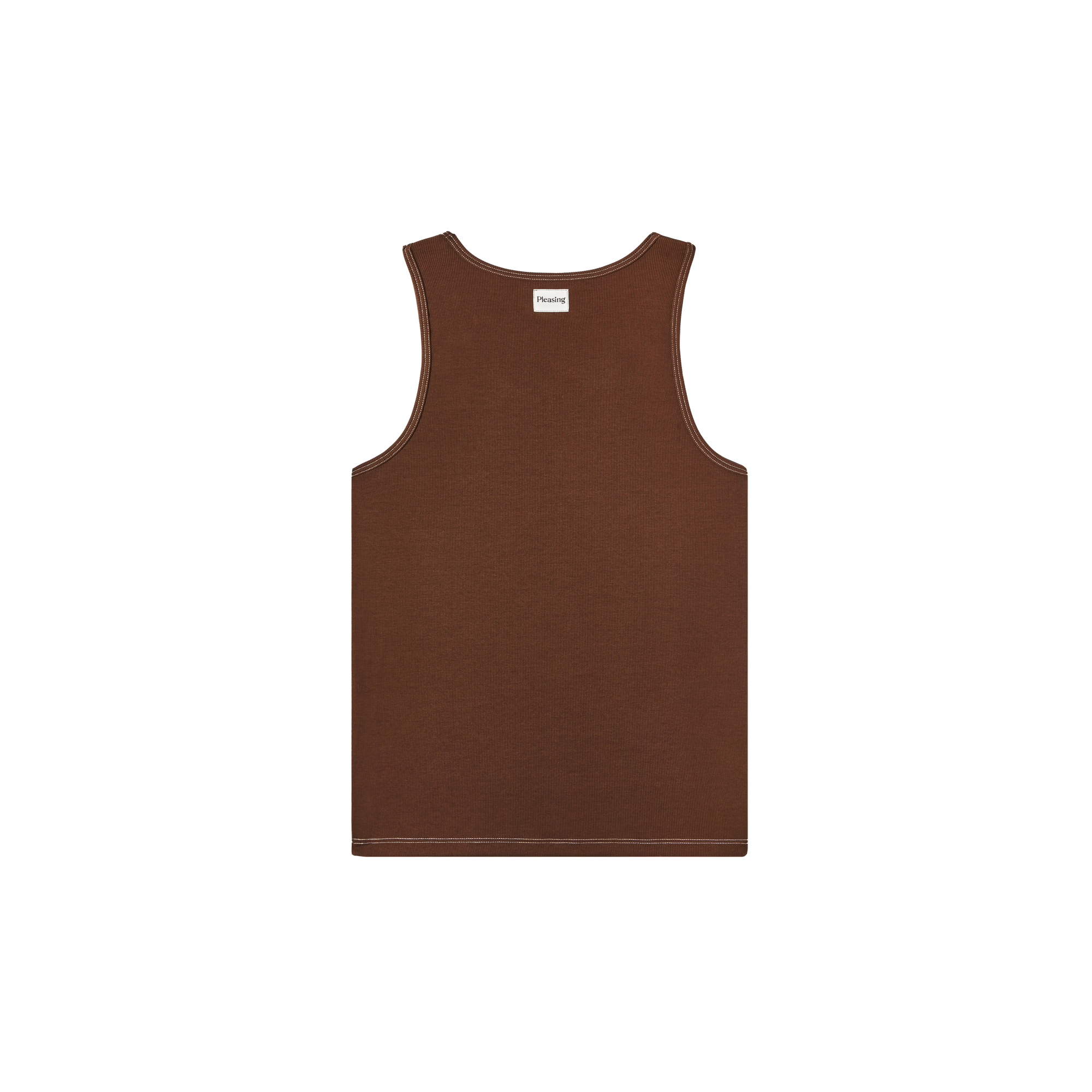 The Pleasing Ribbed Tank | Brown