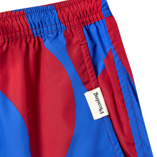 The Squiggle Short | Deep Cherry Blue