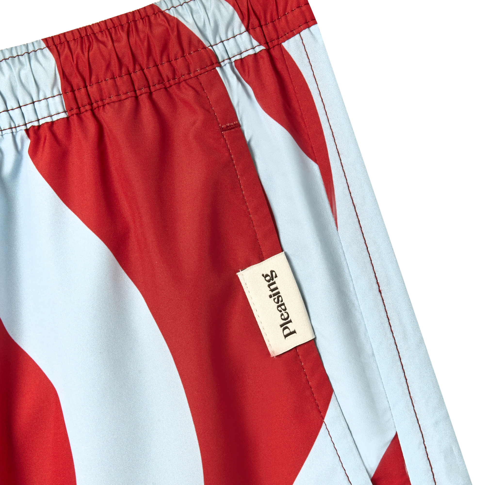 The Squiggle Short | Light Cherry Blue