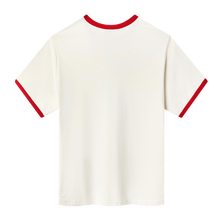 The Rainbow Ray Ringer Tee | Cherry Cloud