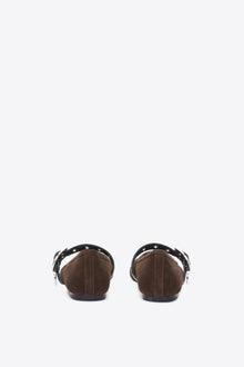 ID Mary Jane Flat | Chocolate