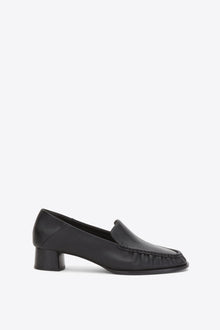 Nadia Heeled Loafer | Black