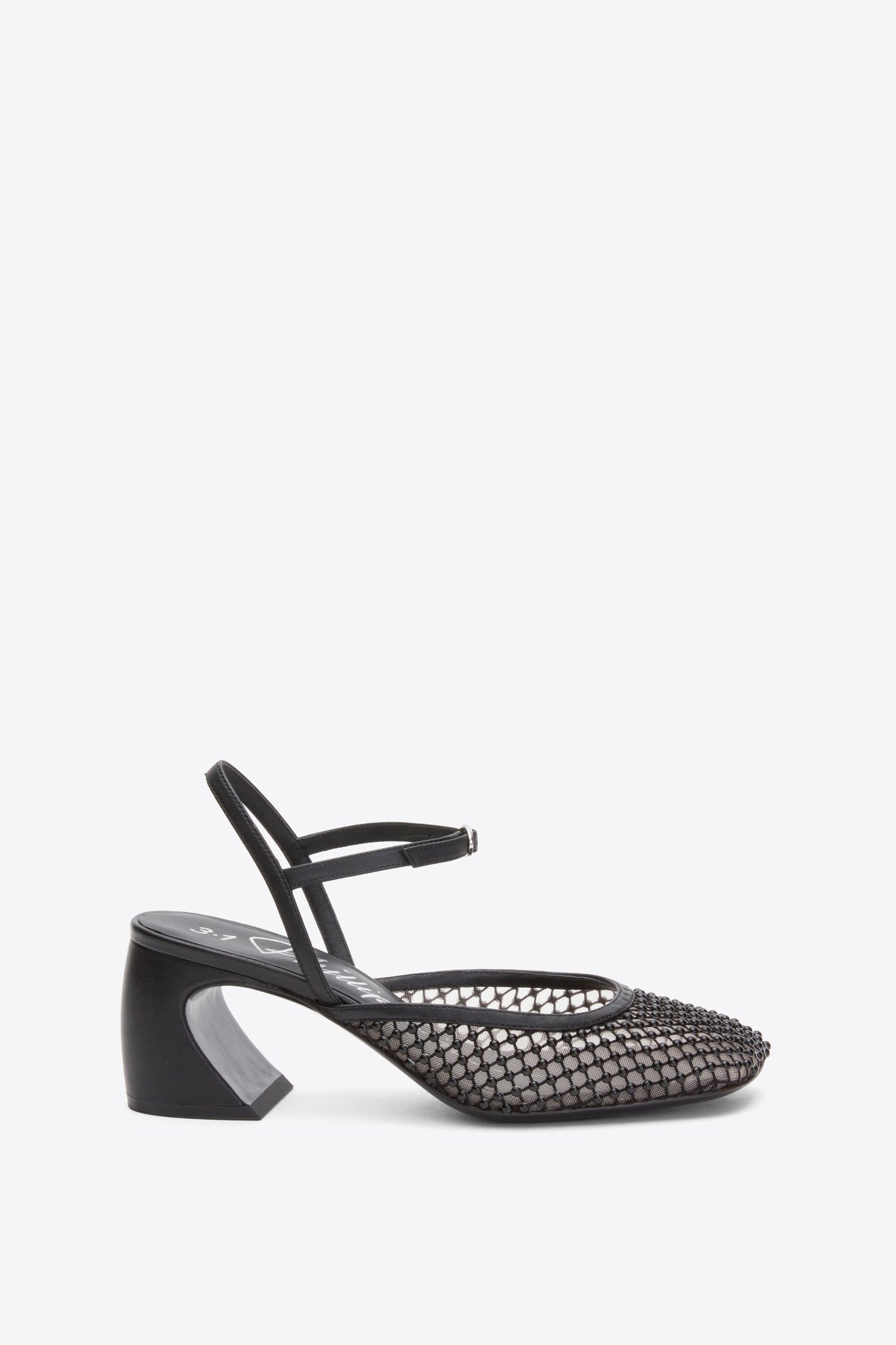 ID Mesh Mary Jane Pump | Black