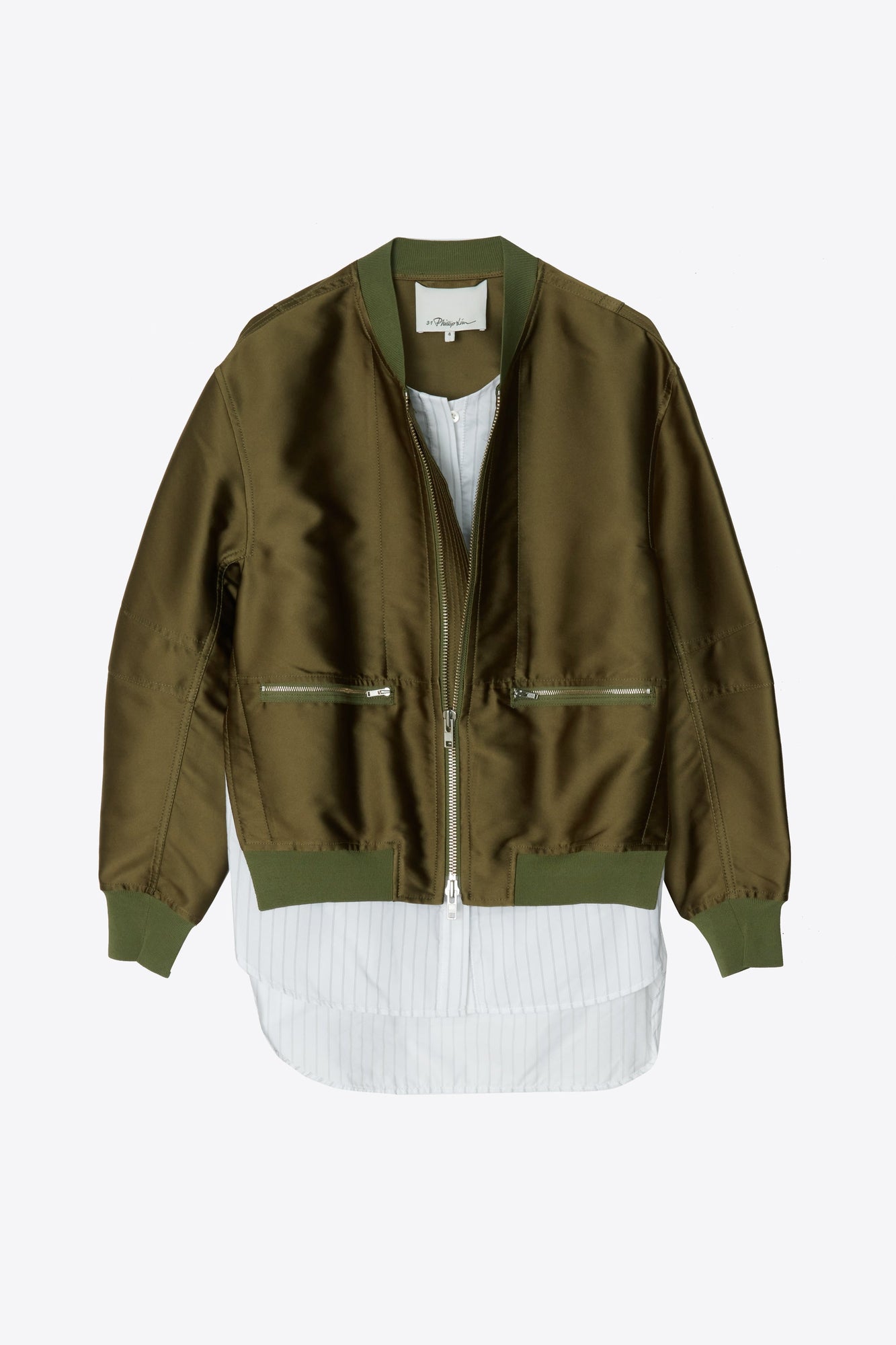 Layered Bomber Jacket | Everglade