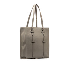 Gucci | Pre-Owned GG Embossed Leather Vertical Tote | Gray