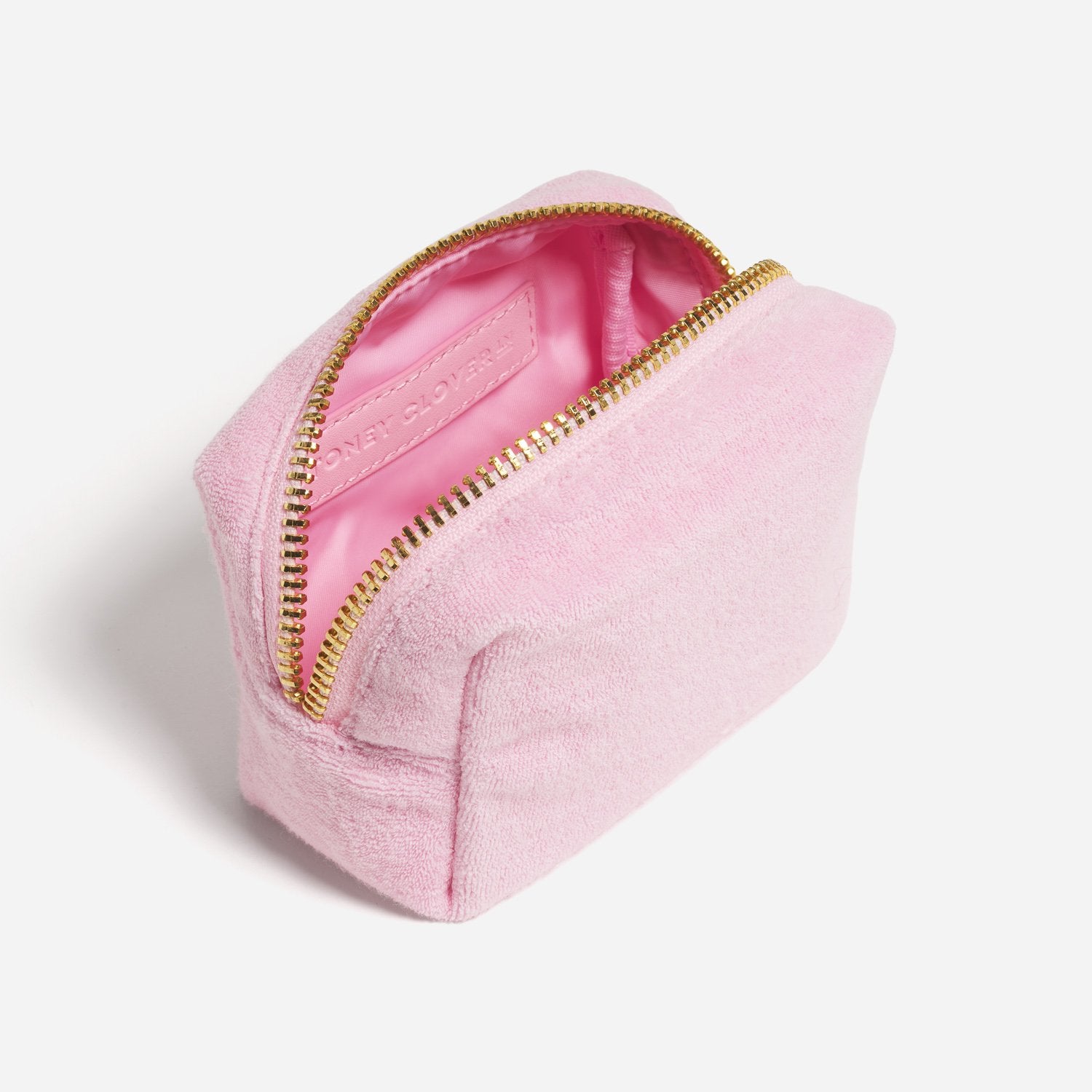 Micro T-Seam Pouch | Flamingo Terry