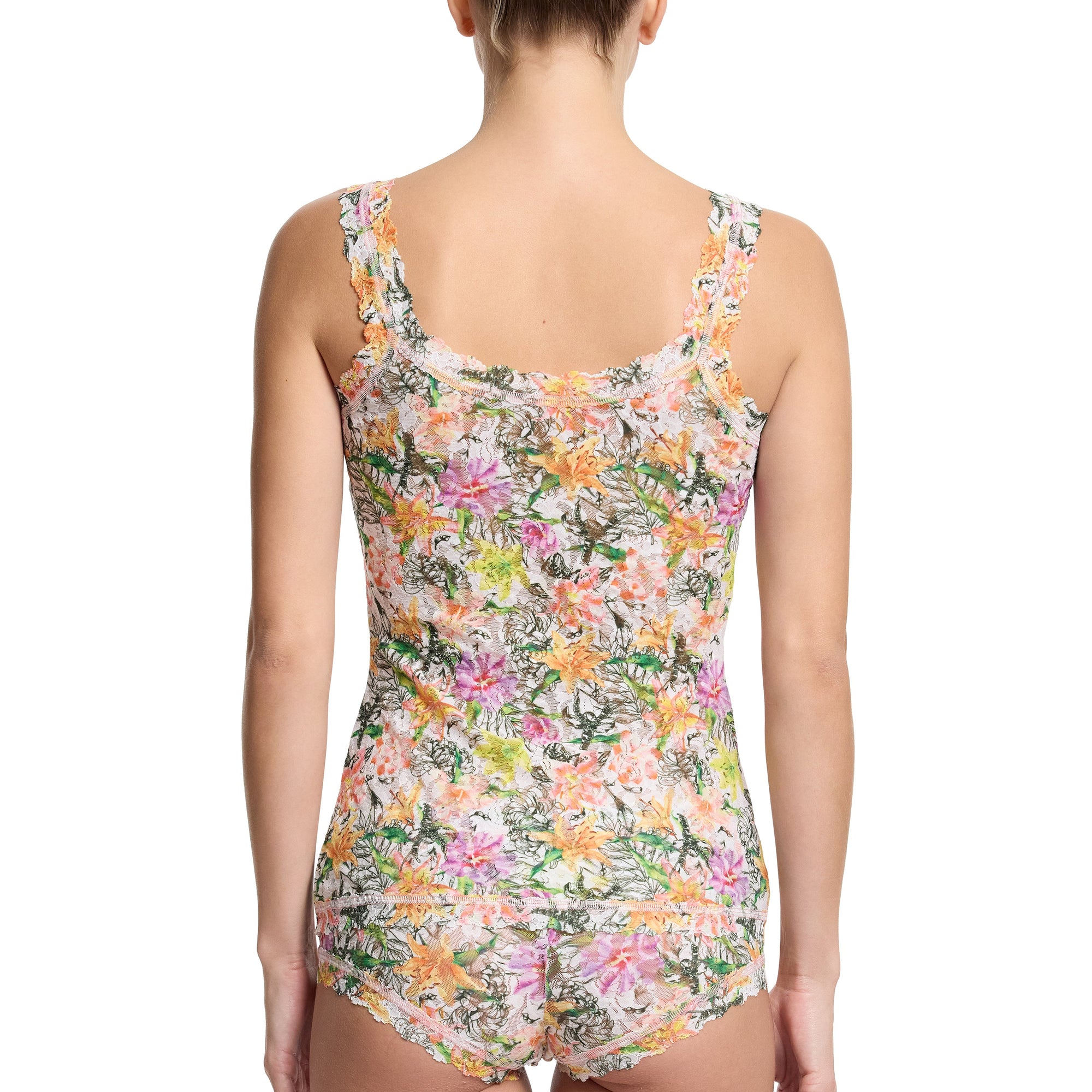 Signature Lace Unlined Camisole | Botany (White)