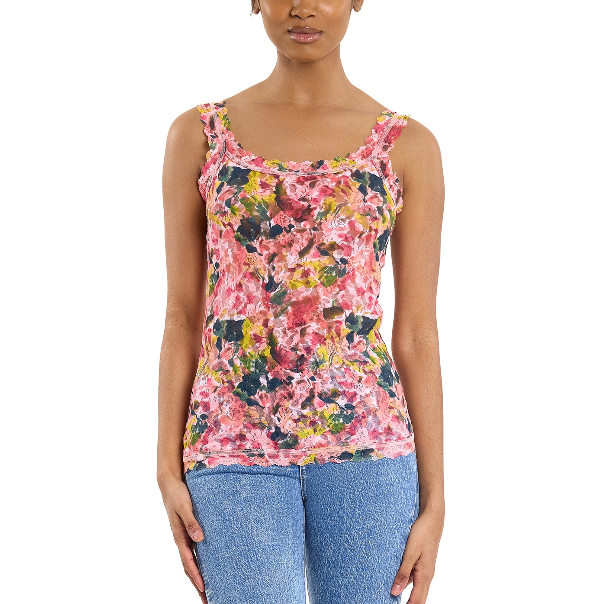 Signature Lace Unlined Camisole | Masterpiece (Pink)