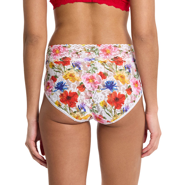 Signature Lace French Brief | Meadow Mix (White)