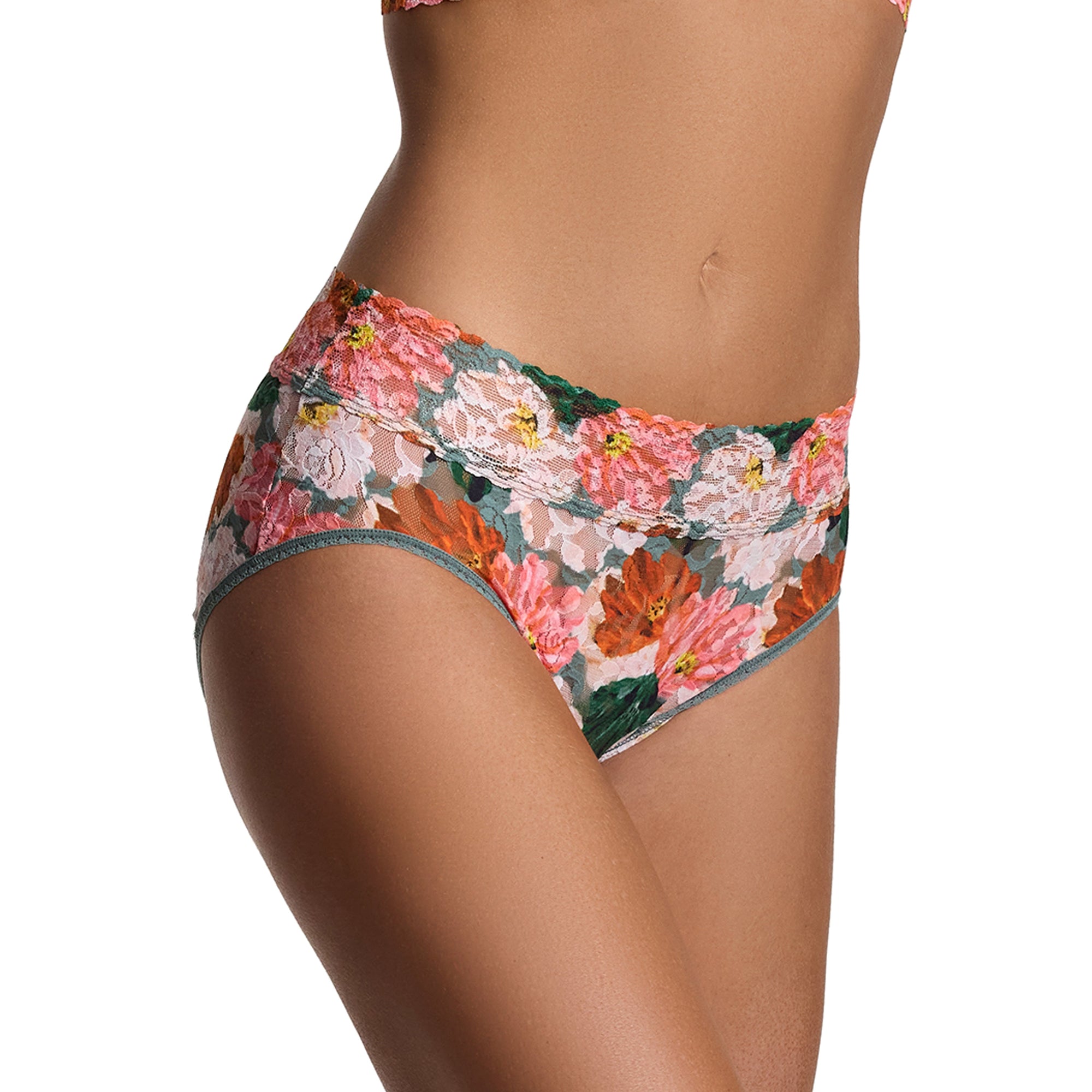 Signature Lace French Brief | Paint Me Like... (Green)
