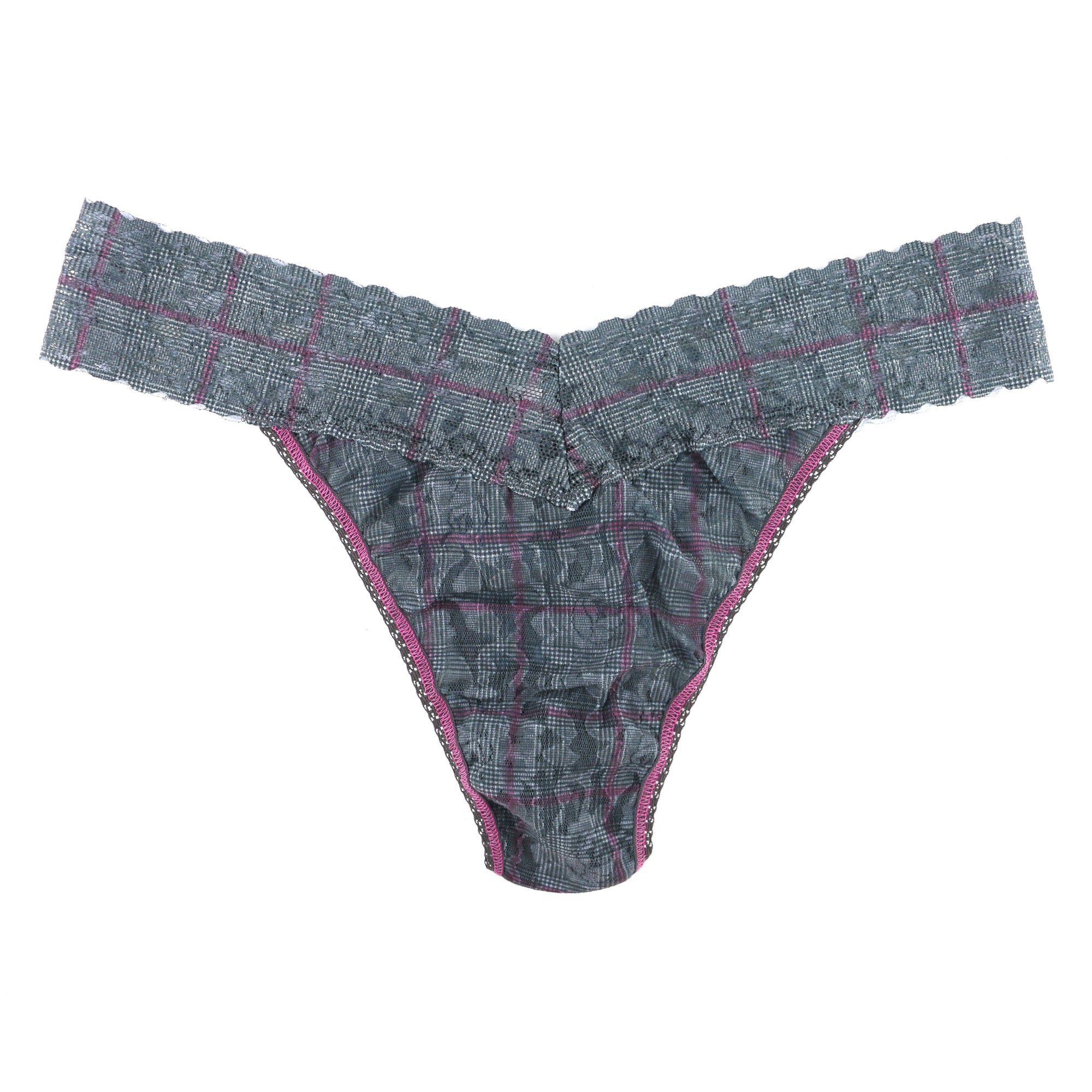 Signature Lace Original Rise Thong | Academy Check