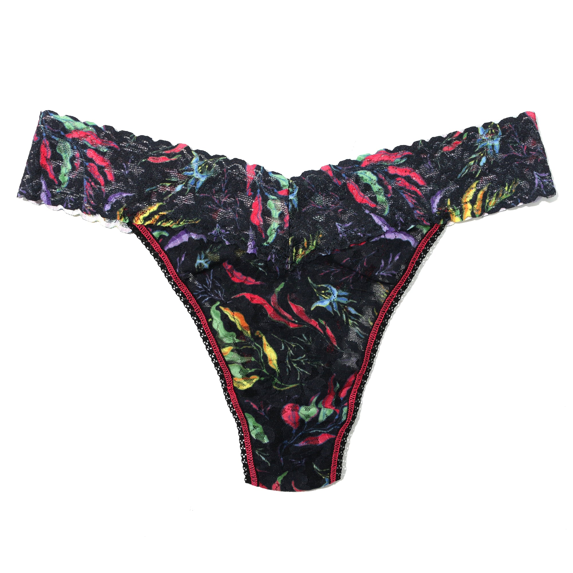 Signature Lace Original Rise Thong | Floating