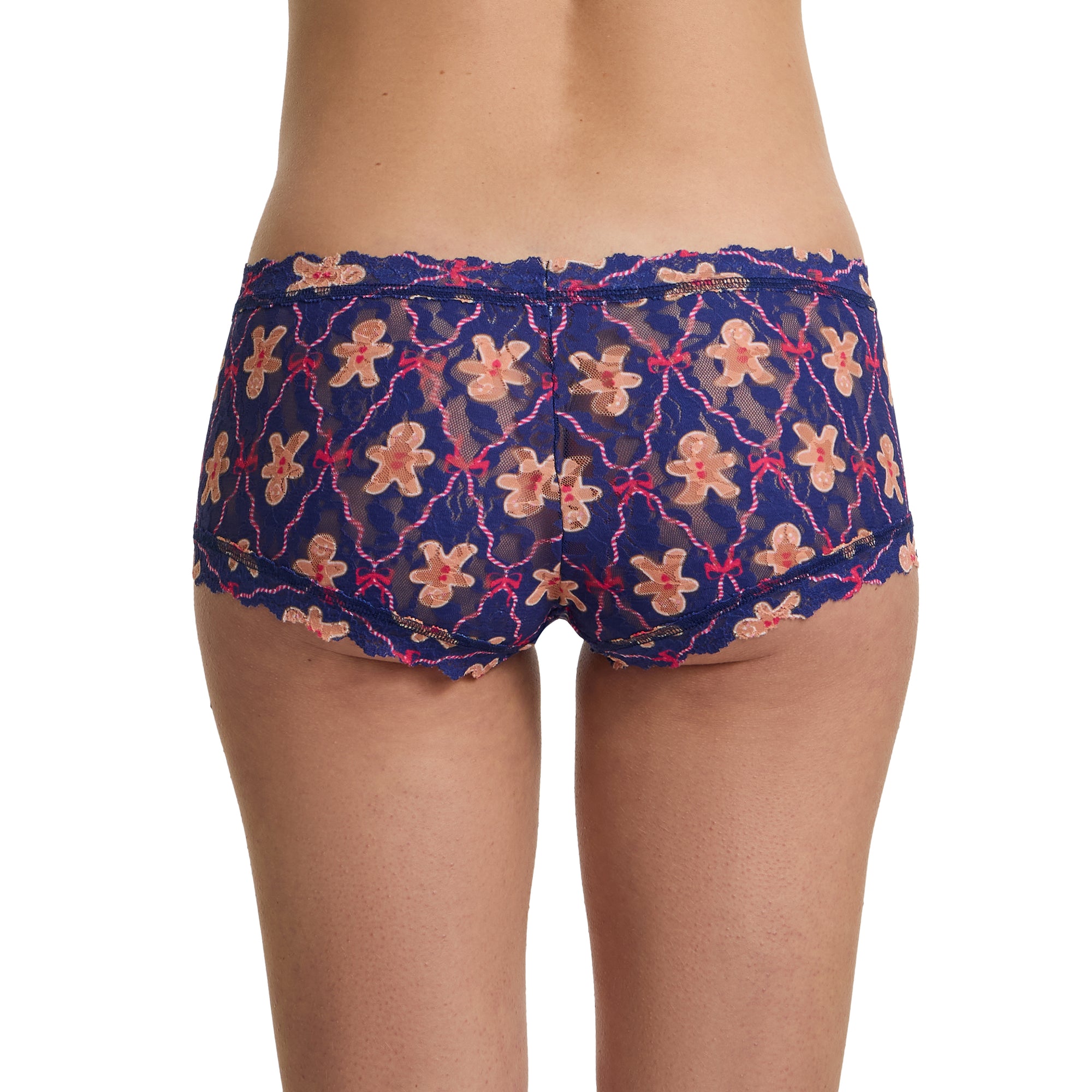 Signature Lace Boyshort | Cookie Cutter (Navy)