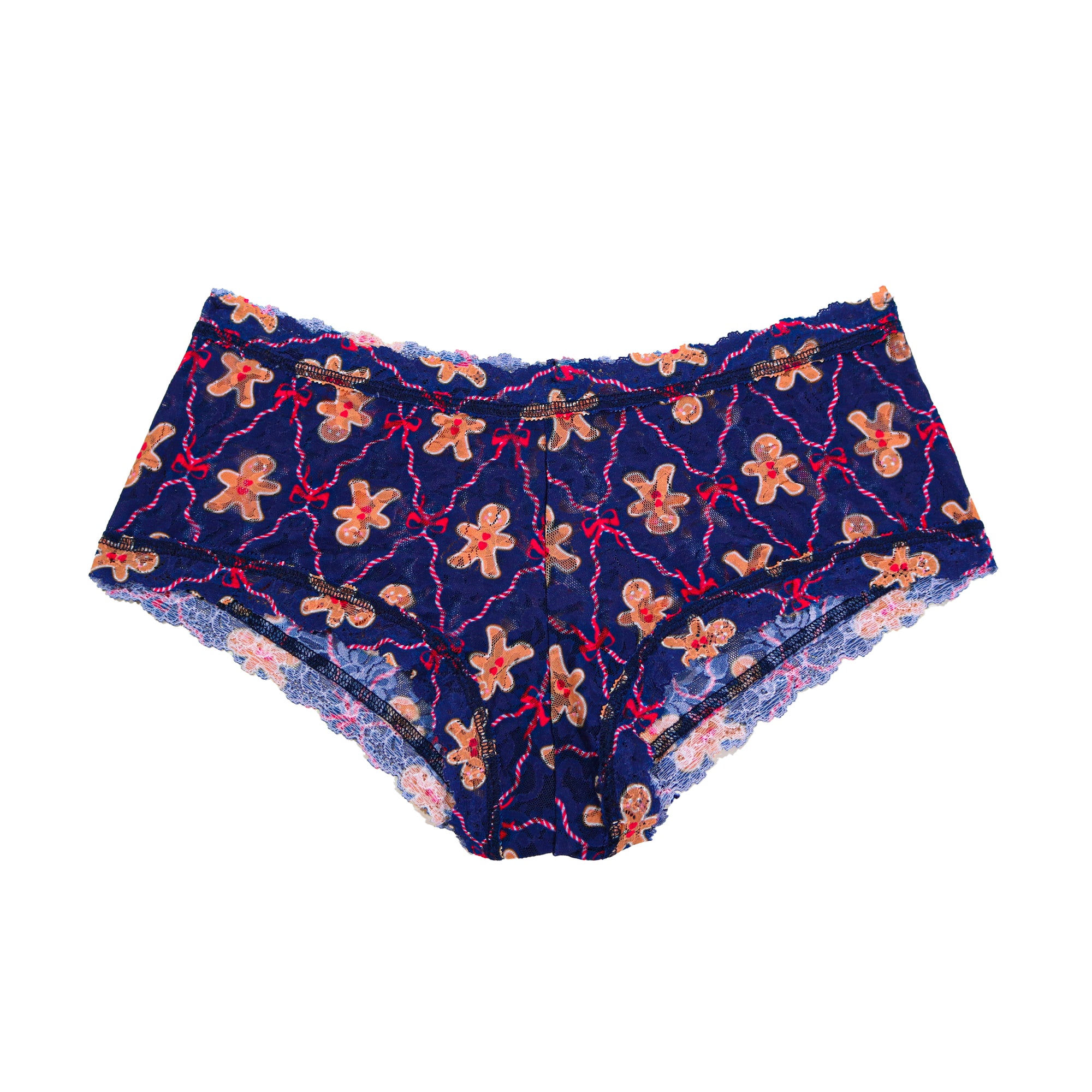 Signature Lace Boyshort | Cookie Cutter (Navy)