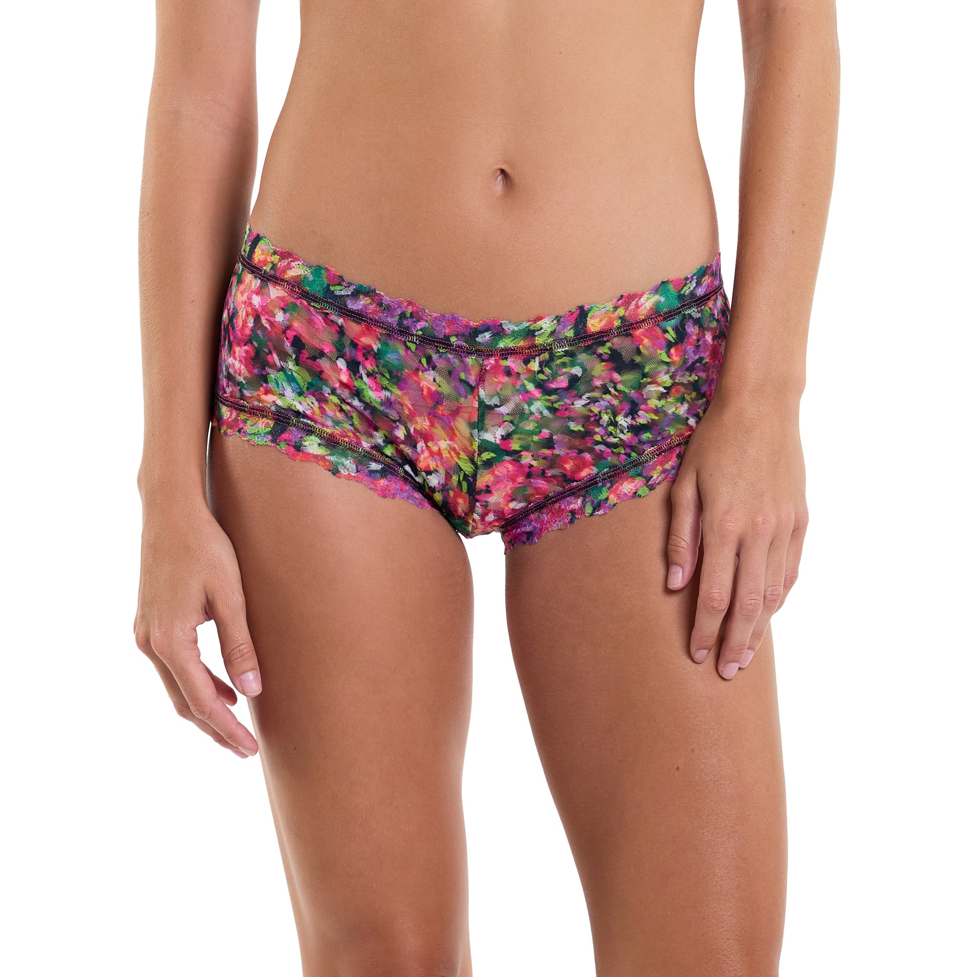 Signature Lace Boyshort | Celebration (Black)