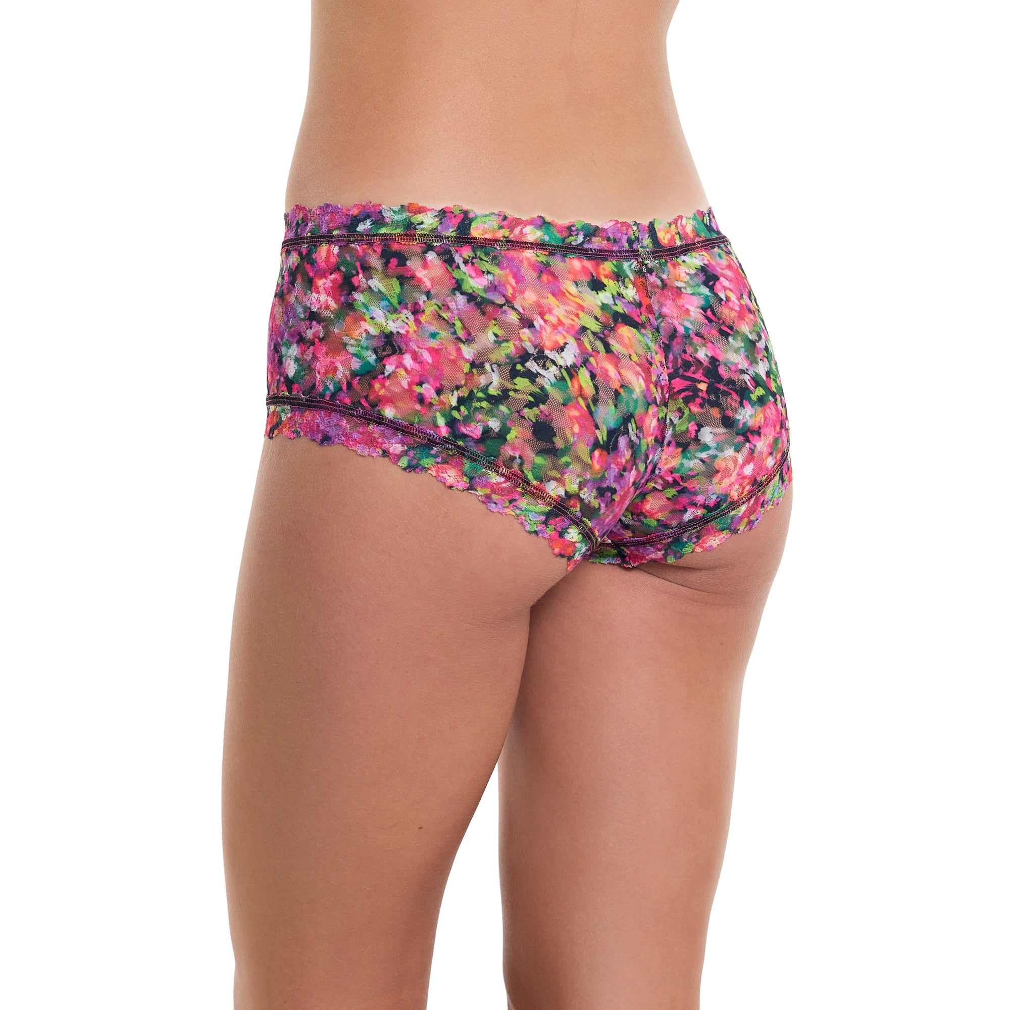 Signature Lace Boyshort | Celebration (Black)