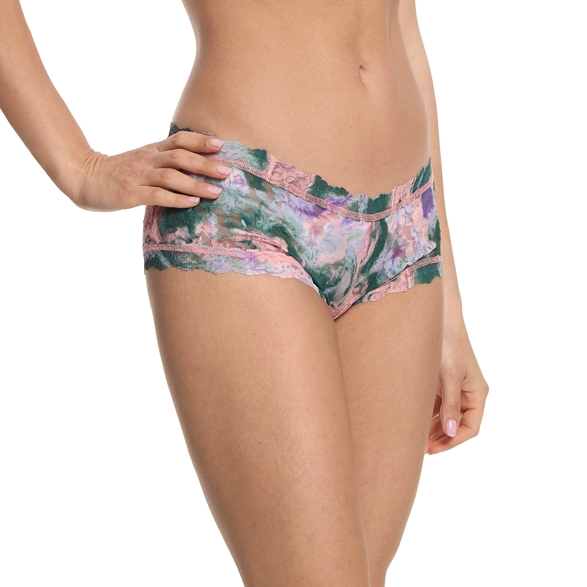 Signature Lace Boyshort | Painter (Green)