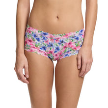 Signature Lace Boyshort | Paint And Pour (White)