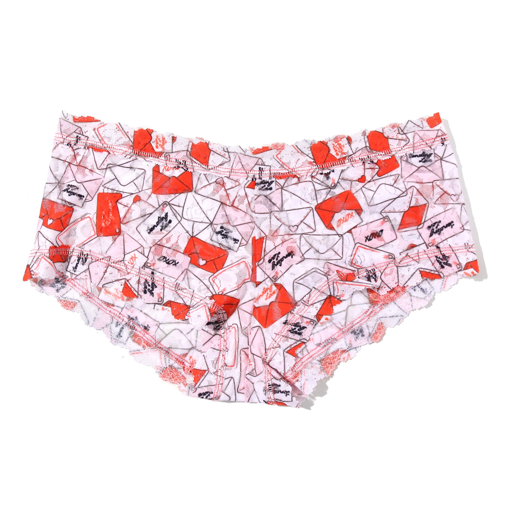Signature Lace Boyshort | With Love (White)