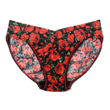 Signature Lace V-Kini | Poppy Holiday (Black)