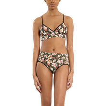 Signature Lace French Brief | Dark Room Blooms (Black)