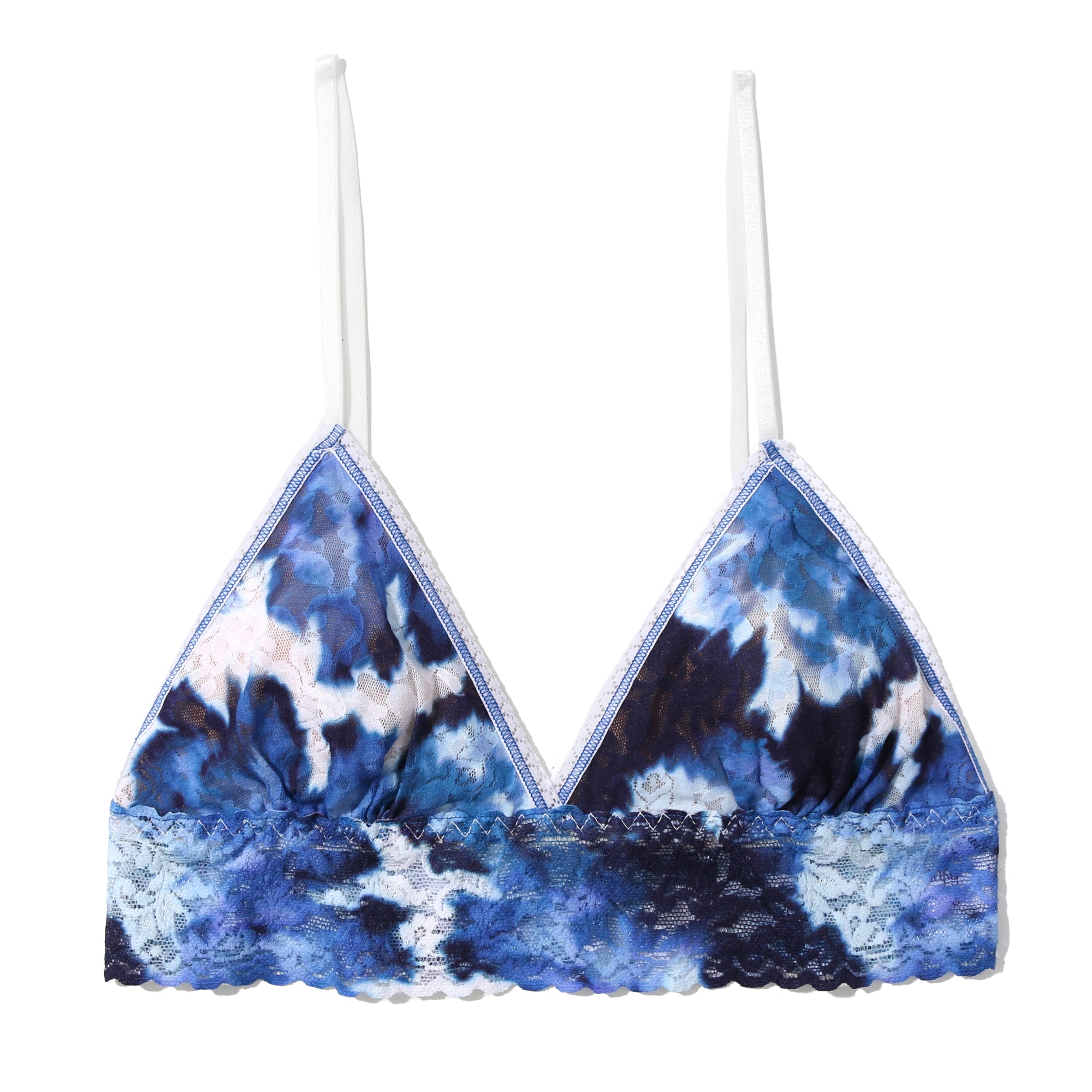 Signature Lace Padded Bralette | Such A Blur (Blue)