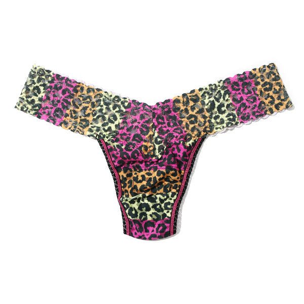 Signature Lace Low Rise Thong | It's Electric