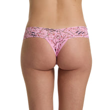 Signature Lace Low Rise Thong | Perfect Match (Pink)