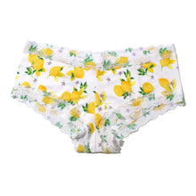 Cotton Boyshort | Make Lemonade (White)