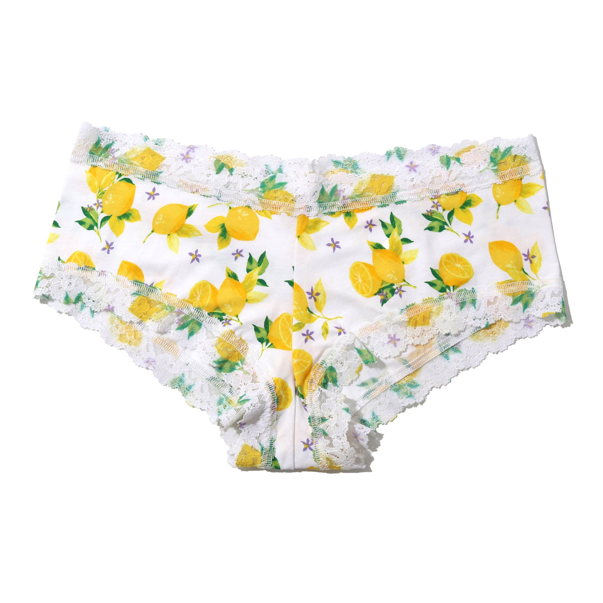 Cotton Boyshort | Make Lemonade (White)