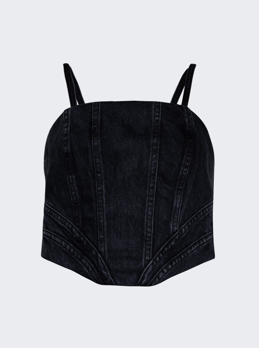 Women | Amiri | Corset | Faded Black