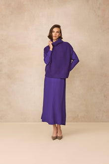 Sleeveless Turtleneck Sweater | Violet