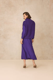 Sleeveless Turtleneck Sweater | Violet