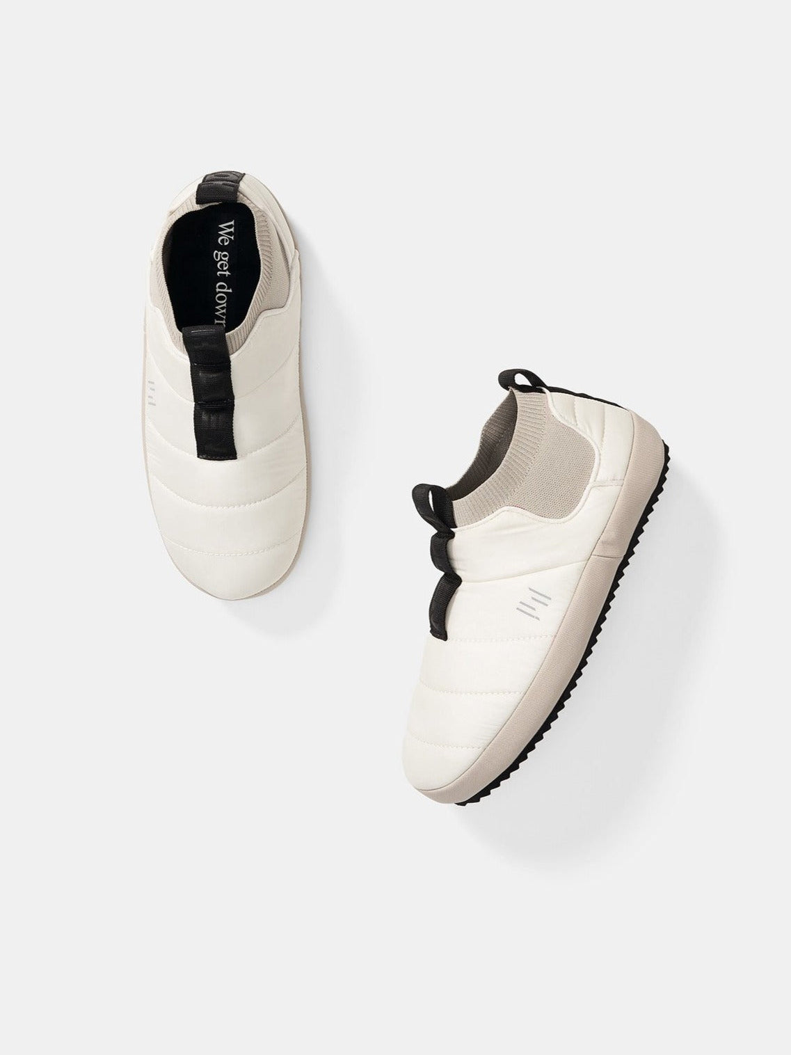 Unisex | Puffy Slip On | Pearl