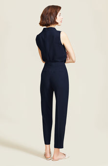 Fluid Crepe Erin Pant | Navy