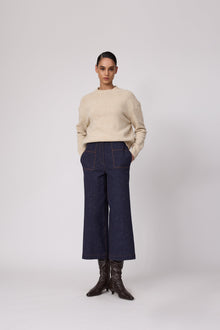 Stretch Denim Margo Pant | Midnight