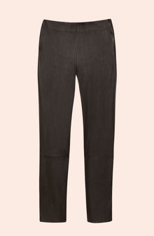 Leather Chloe Pant | Chocolate