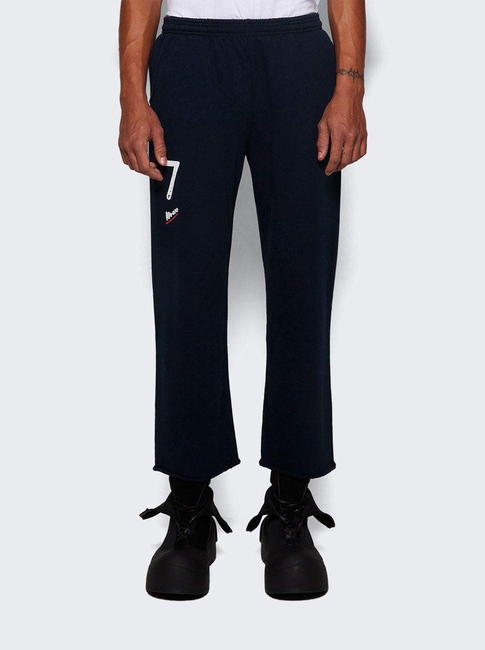 Men | PROTOTYPES | Cropped Sweatpants Navy | Blue