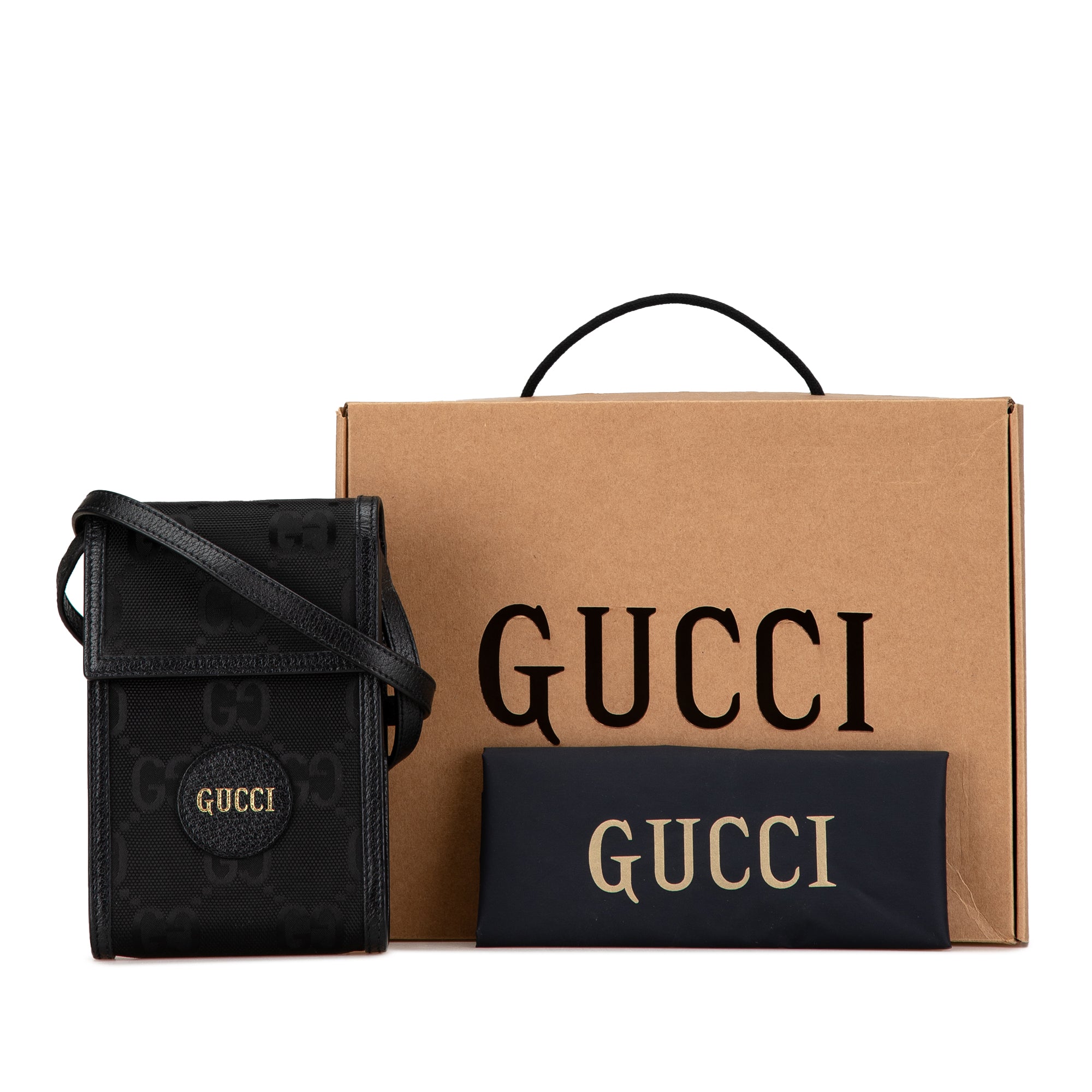Gucci | Pre-Owned Off The Grid Mini GG Econyl Crossbody | Black