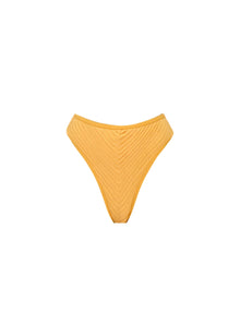 Pura High Rise Bikini Bottom | Mustard