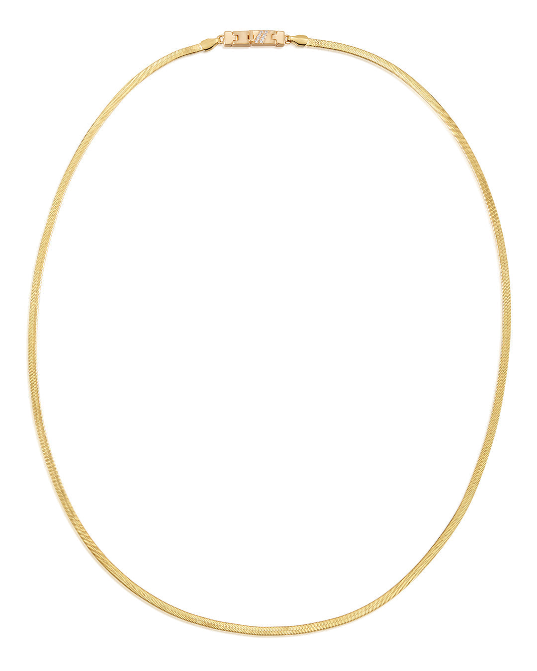 BF Herringbone Chain - Gold | Plated Gold