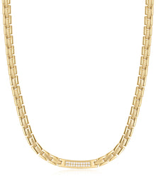 Joni Necklace | Cubic Zirconia | Gold