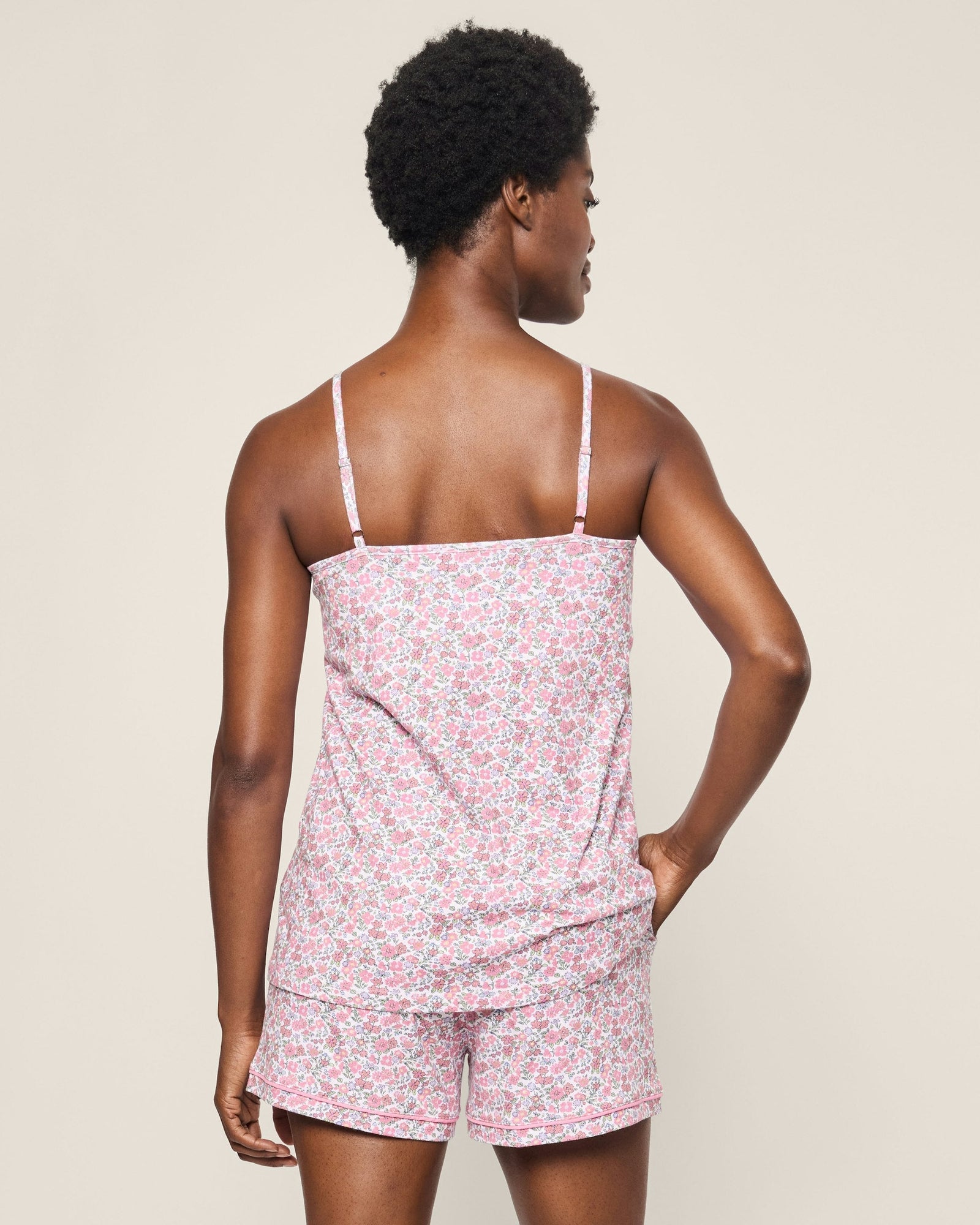 Womens | Pima Sylvie Short Set | Fleurs de Rose