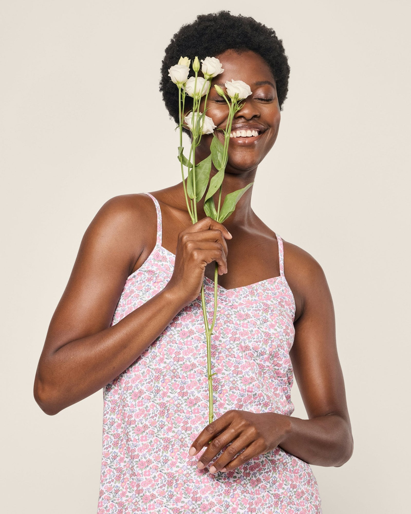 Womens | Pima Sylvie Short Set | Fleurs de Rose