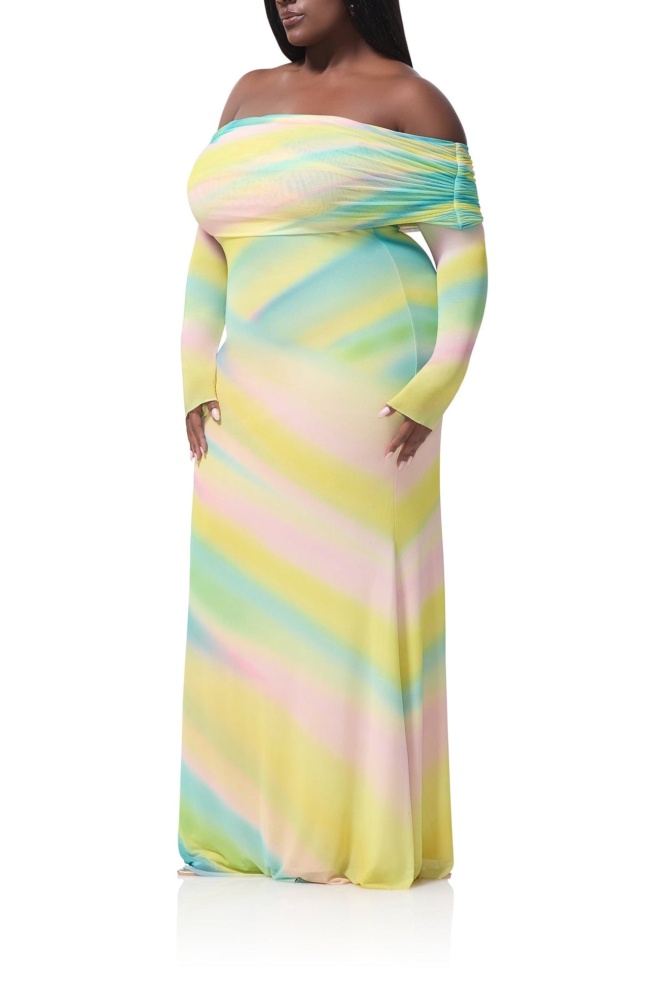 womens rainbow dress Thelma Dress