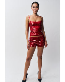 Paillette Short | Candy Apple