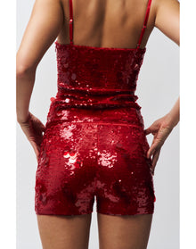 Paillette Short | Candy Apple