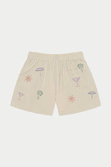 Palms Linen Short | Beige